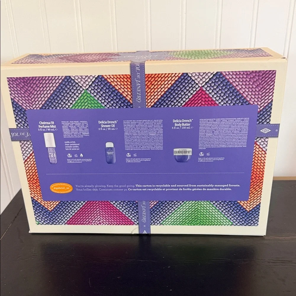 Sol de Janeiro Drench & Dazzle Set - Purple and White - Picture 2 of 5